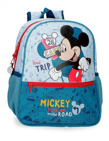 MOCHILA ADAP. 33CM. MICKEY ROAD TRIP