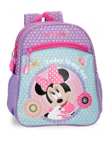 MOCHILA ADAP, 33CM.MINNIE TODAY IS MY DAY