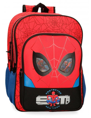 MOCHILA ADAP. 40CM.2C.SPIDERMAN PROTECTOR