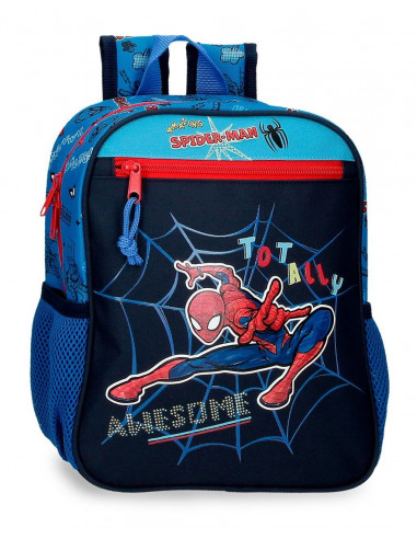 MOCHILA ADAP. 28CM. SPIDERMAN TOTALLY AWESOME