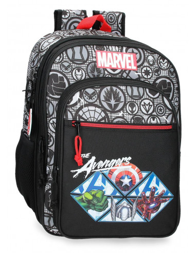 MOCHILA ADAP. 40CM.2C.MARVEL HEROES