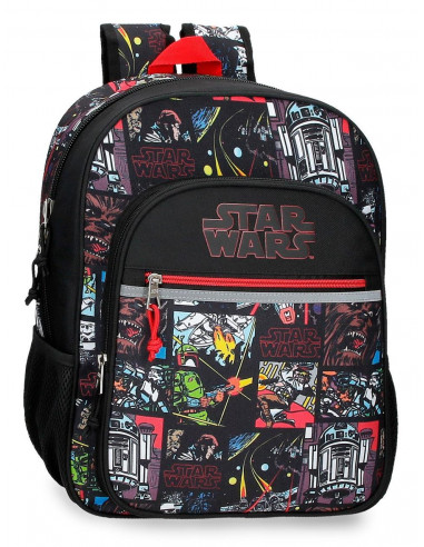 MOCHILA ADAP. 38CM.STAR WARS GALACTIC TEAM