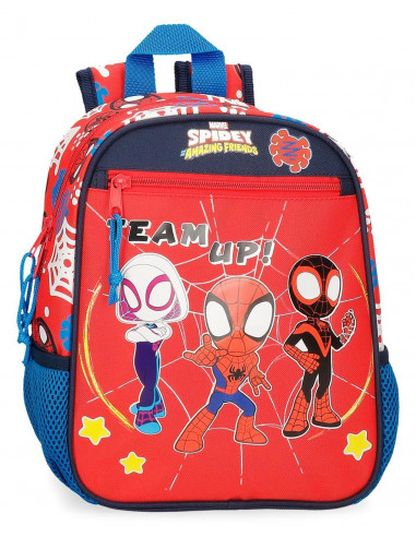 MOCHILA ADAP. 28CM. SPIDEY AND FRIENDS