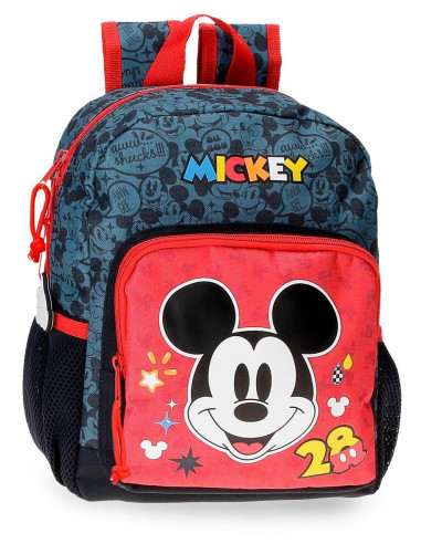 MOCHILA ADAP.28CM.MICKEY GET MOVING