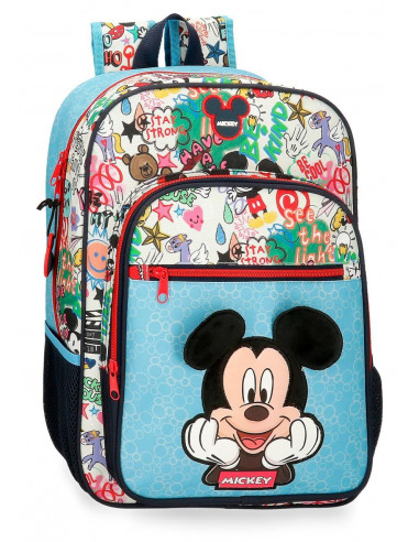 MOCHILA ADAP. 38CM. MICKEY BE COOL