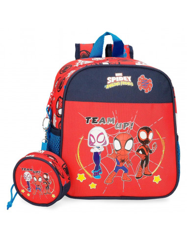 MOCHILA ADAP. 25CM. SPIDEY AND FRIENDS