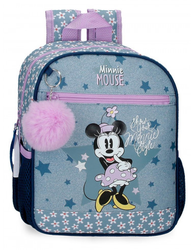 MOCHILA ADAP. 28CM.MINNIE STYLE