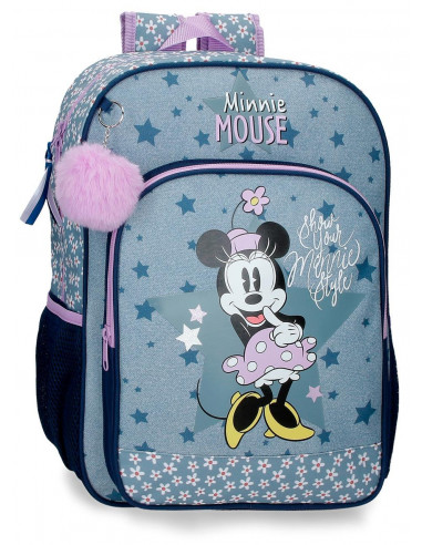 MOCHILA ADAP. 40CM.MINNIE STYLE