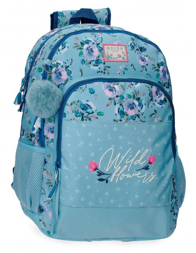 MOCHILA ADAP. 46CM 2C.MOVOM WILD FLOWERS