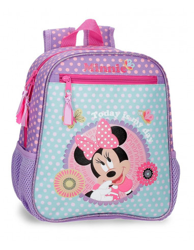 MOCHILA ADAP. 28CM. MINNIE TODAY IS MY DAY