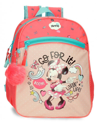 MOCHILA ADAP.33CM. MINNIE LOVIN LIFE