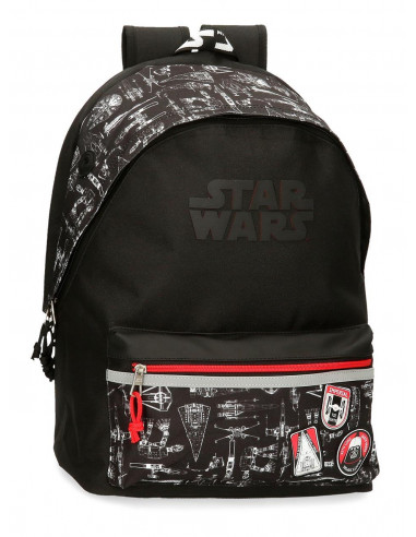 MOCHILA PORTAORDENADOR ADAP.2C 44CM. STAR WARS - SPACE MISSI