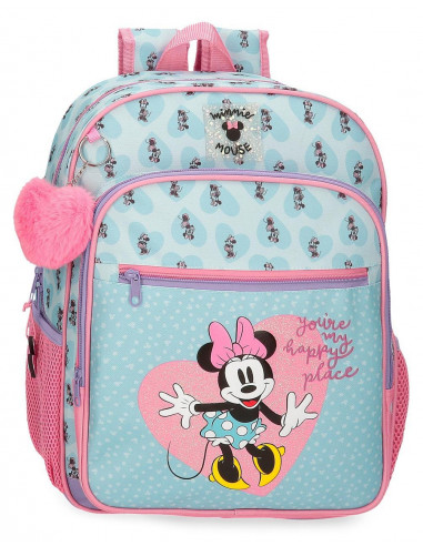 MOCHILA ADAP. 38CM. MINNIE MY HAPPY PLACE