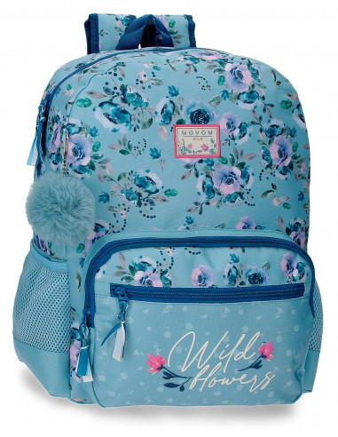 MOCHILA ADAP. 42CM MOVOM WILD FLOWERS