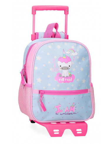 MOCHILA ADAP.C/CARRO 28CM.ROLL ROAD I AM A UNICORN