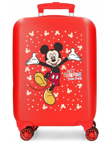 TROLLEY ABS 50 CM.4R. MICKEY BEST FRIENDS TOGETHER