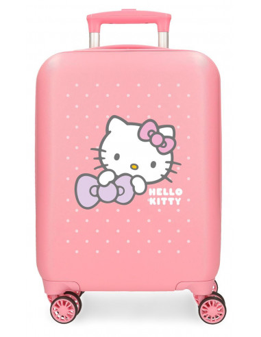 TROLLEY ABS 50 CM.4R HELLO KITTY MY FAVOURITE BOW ROSA