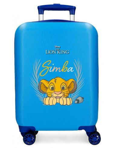 TROLLEY ABS 50 CM.4R SIMBA CAMOUFLAGED AZUL