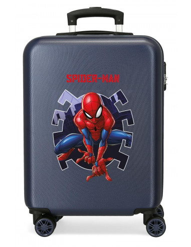 TROLLEY ABS 55CM.4R.SPIDERMAN ATTACK MARINO