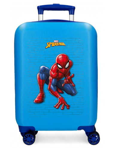 TROLLEY ABS 50 CM.4R SPIDERMAN VIGILANT AZUL