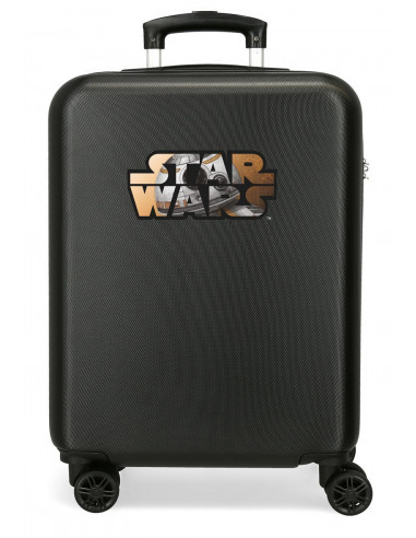 TROLLEY ABS 55CM.4R. STAR WARS RETRO NEGRO