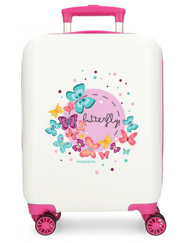 TROLLEY ABS 50CM.4R.MOVOM BUTTERFLY