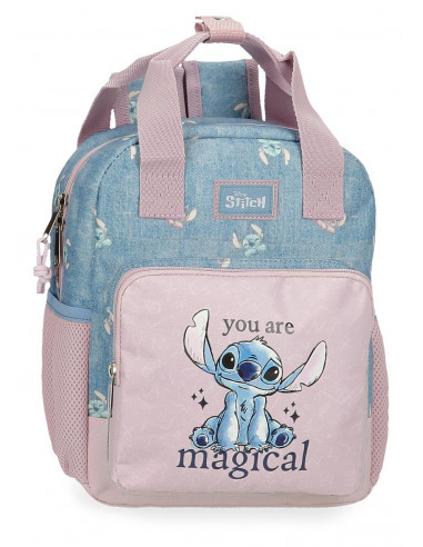 MOCHILA ADAP, 28CM, STITCH YOU ARE MAGICAL