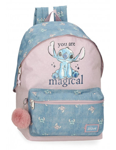 MOCHILA 44CM, STITCH YOU ARE MAGICAL