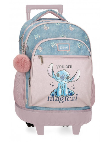 MOCHILA COMPACT 2R,STITCH YOU ARE MAGICAL