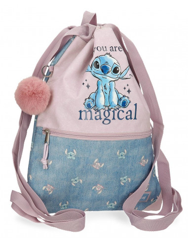 GYM SAC C/CREMALLERA STITCH YOU ARE MAGICAL