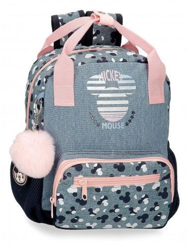 MOCHILA ADAP.27CM. MICKEY DENIM