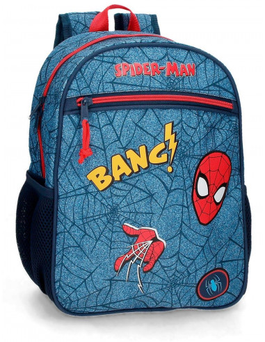 MOCHILA ADAP. 33CM. SPIDERMAN DENIM