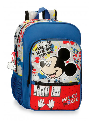 MOCHILA ADAP. 38CM. MICKEY COLOUR MAYHEM