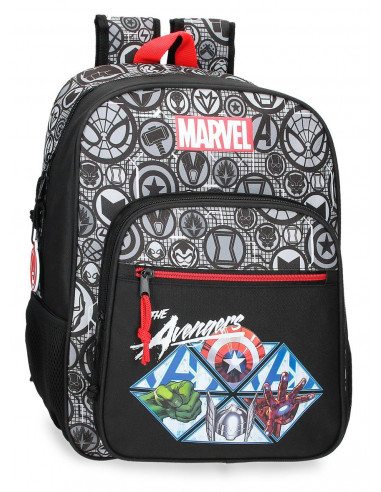 MOCHILA 38CM. MARVEL HEROES