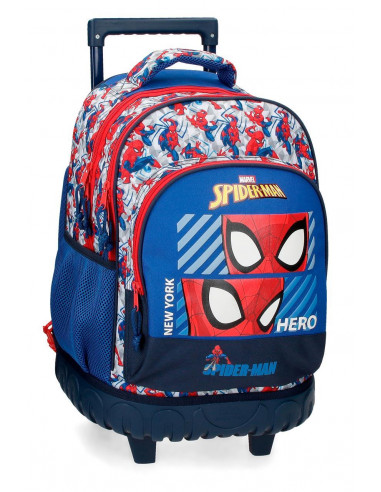 TROLLEY-MOCHILA COMPACT 2R.2C. SPIDERMAN HERO