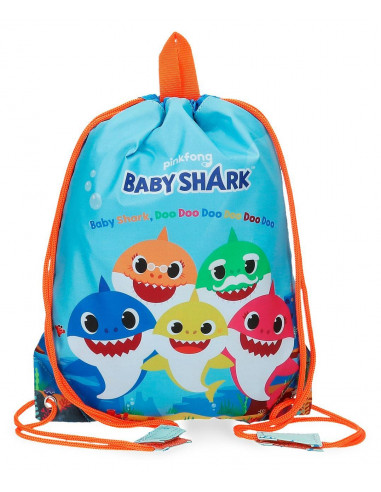 BOLSA DE MERIENDA BABY SHARK FAMILY SHARK