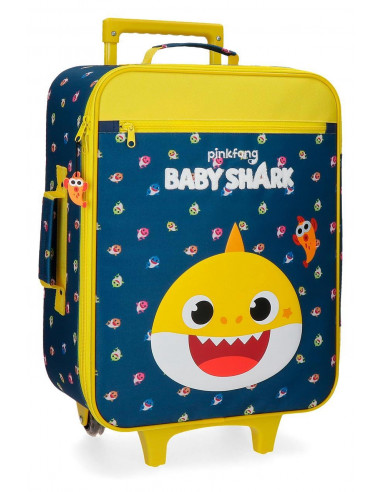 TROLLEY SOFT 50CM.2R.BABY SHARK MY GOOD FRIEND