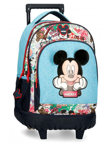 MOCHILA COMPACT 2R.MICKEY BE COOL