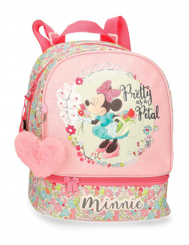 MOCHILA PORTAMERIENDAS 28CM.MINNIE FLORALS