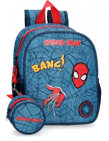 MOCHILA 25CM. SPIDERMAN DENIM