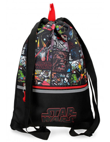 GYM SAC C/CREMALLERA STAR WARS GALACTIC TEAM