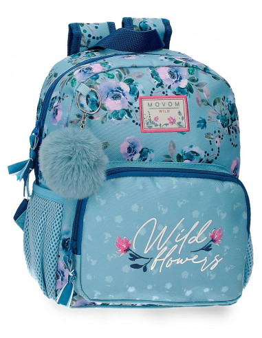 MOCHILA 28CM.MOVOM WILD FLOWERS