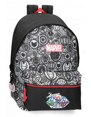 MOCHILA PORTAORDENADOR 2C 44CM. MARVEL HEROES