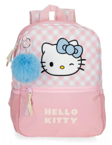 MOCHILA 32CM.HELLO KITTY WINK