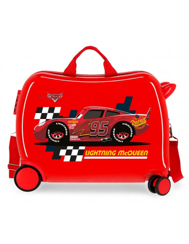 MALETA INF.ABS 4R.LIGHTNING MCQUEEN ROJO