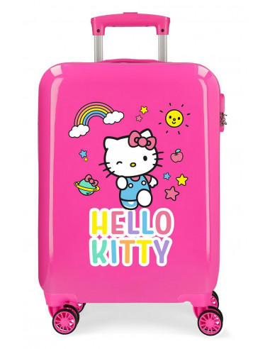 TROLLEY ABS 55CM.4R HELLO KITTY YOU ARE CUTE