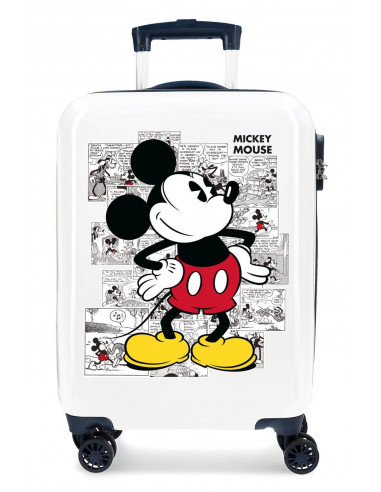 TROLLEY ABS 55CM.4R.MICKEY COMIC