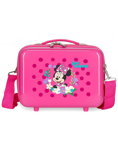 NECESER ABS ADAP.  MINNIE GOLDEN DAYS FUCSIA