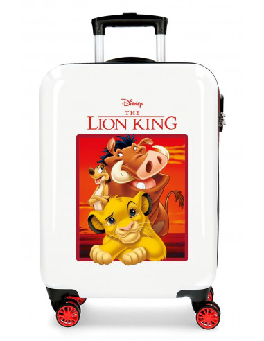 TROLLEY ABS 55CM.4R,THE LION KING ROJO