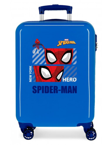 TROLLEY ABS 55CM.4R. SPIDERMAN HERO